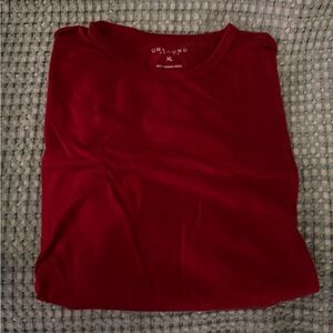 Unbound Merino Red Short Sleeve Tee